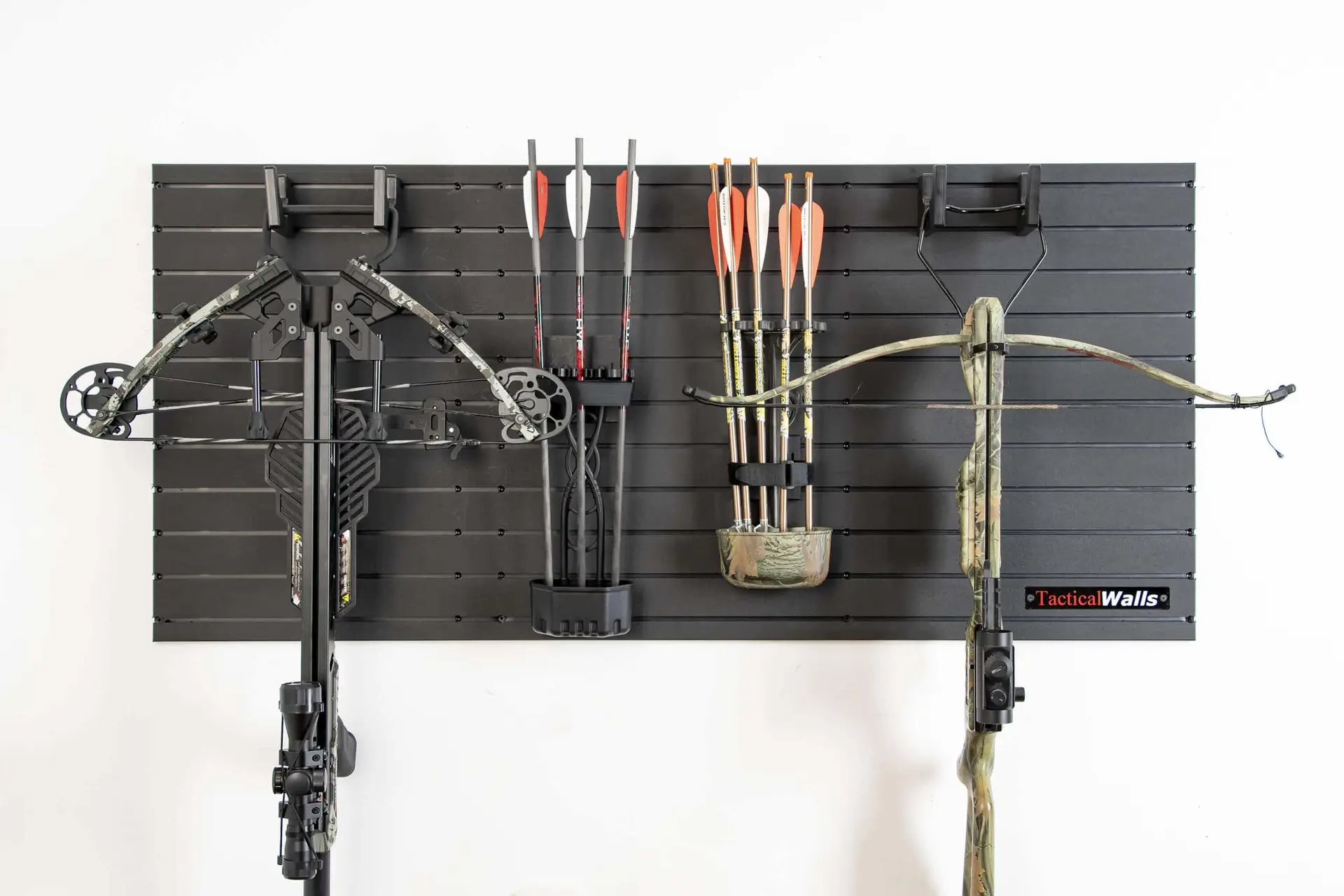 ModWall Archery Pack ModWall Archery Pack mounted with bow and arrows