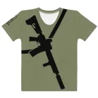 casual women’s shirt featuring KR design