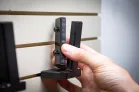 The mag well adapter plate showcasing single and double magazine compatibility.