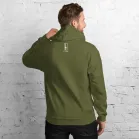 ready for anything hoodie shown from back angle