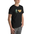 Lucky charm t-shirt product on model