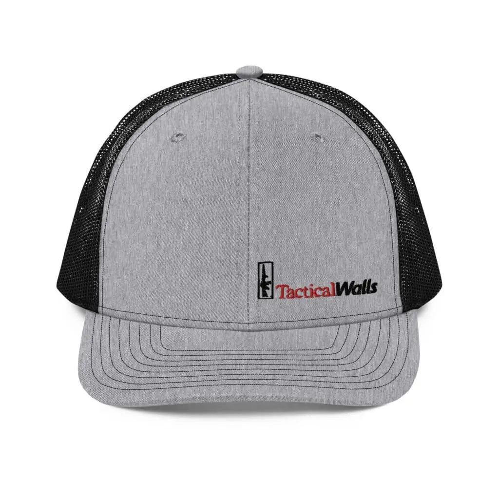 Breathable mesh back trucker hat detail