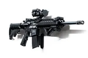 Nano modular wall rifle hangers
