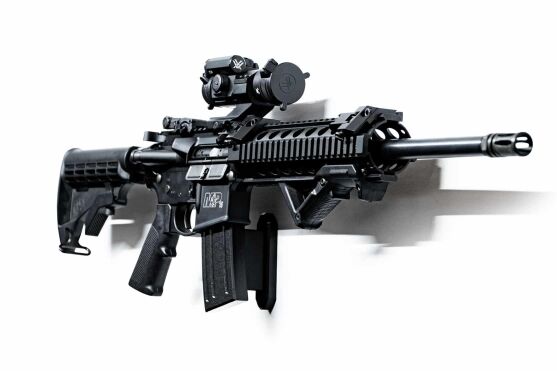 Nano modular wall rifle hangers