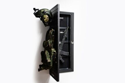 in wall storage compartment