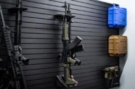 Vertical Two Rifle Rack