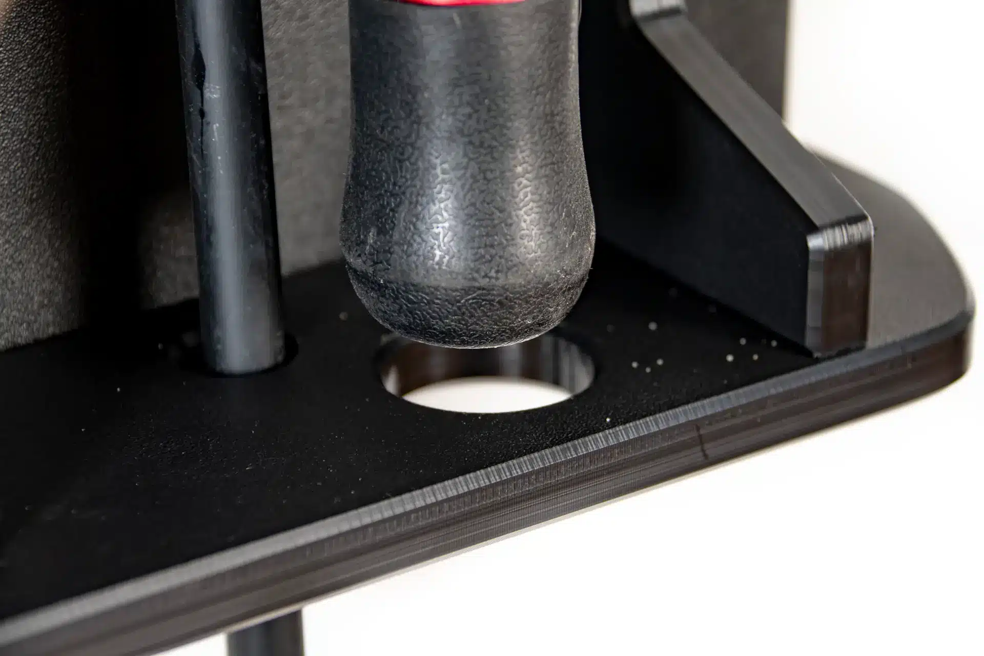 MWS Fishing Rack fishing gear wall organization mounts holding rods vertically