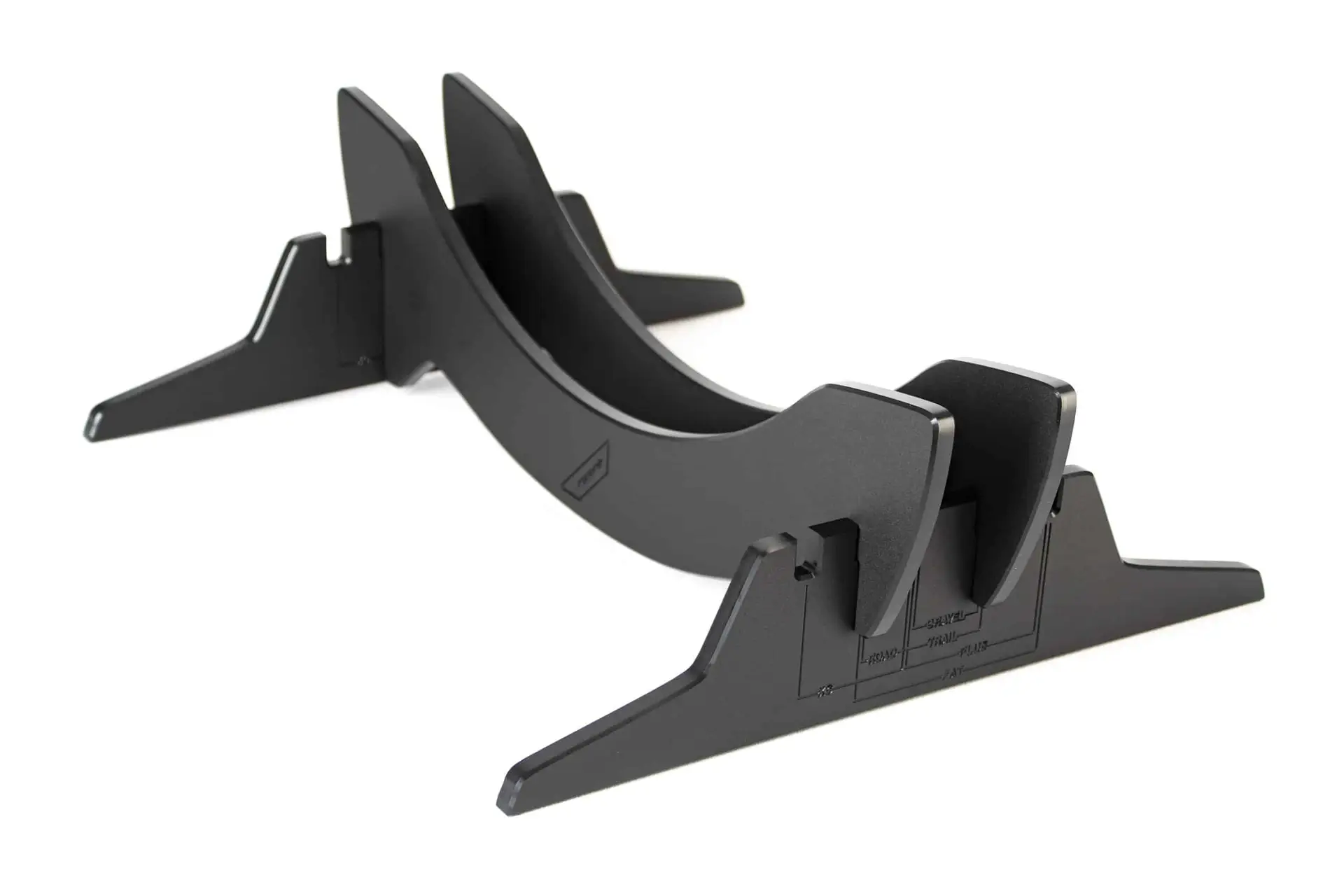 ModWall Sport Bike Stand Closeup of HDPE parts interlocked for sturdy support