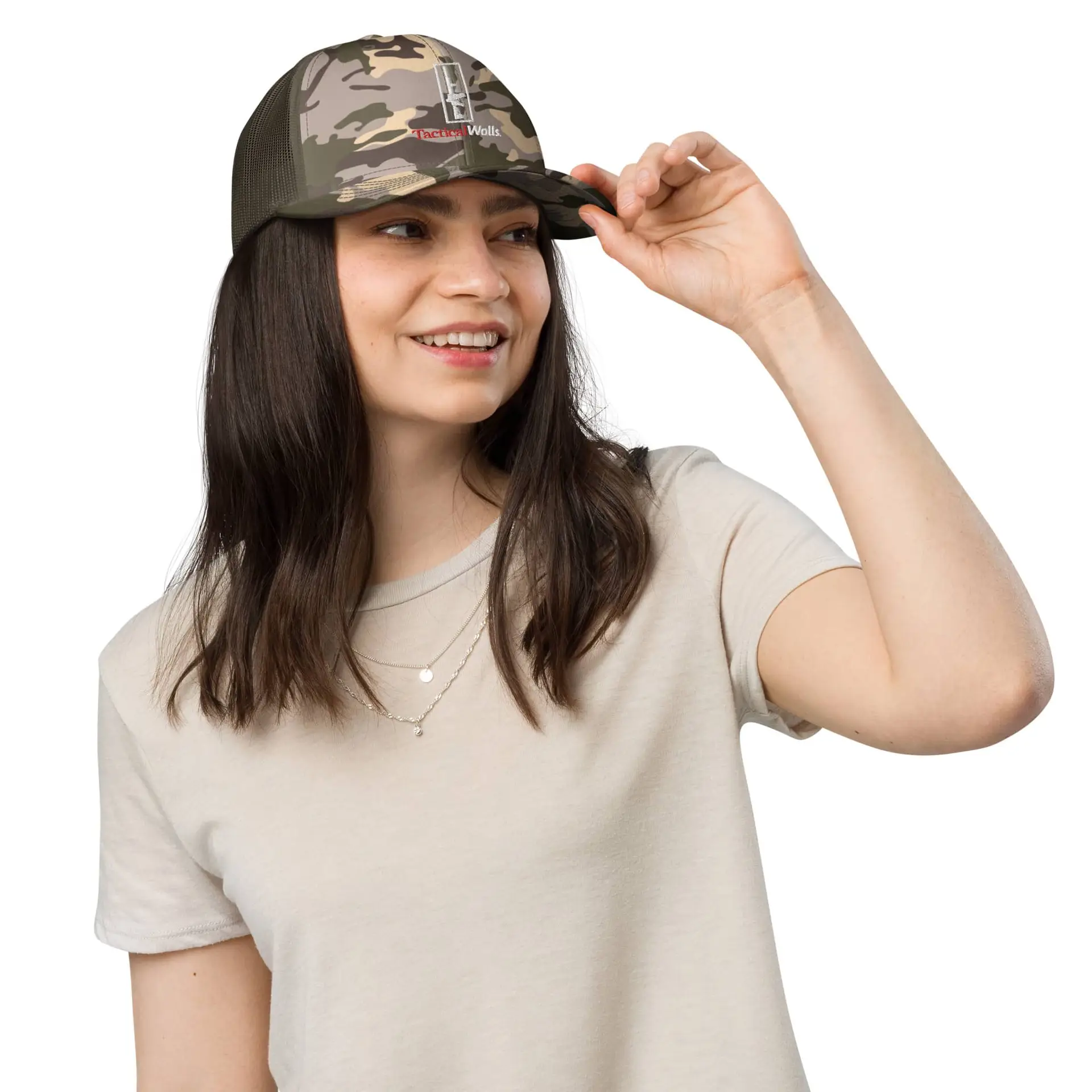 TW Camo Trucker Hat Camouflage merch Hat