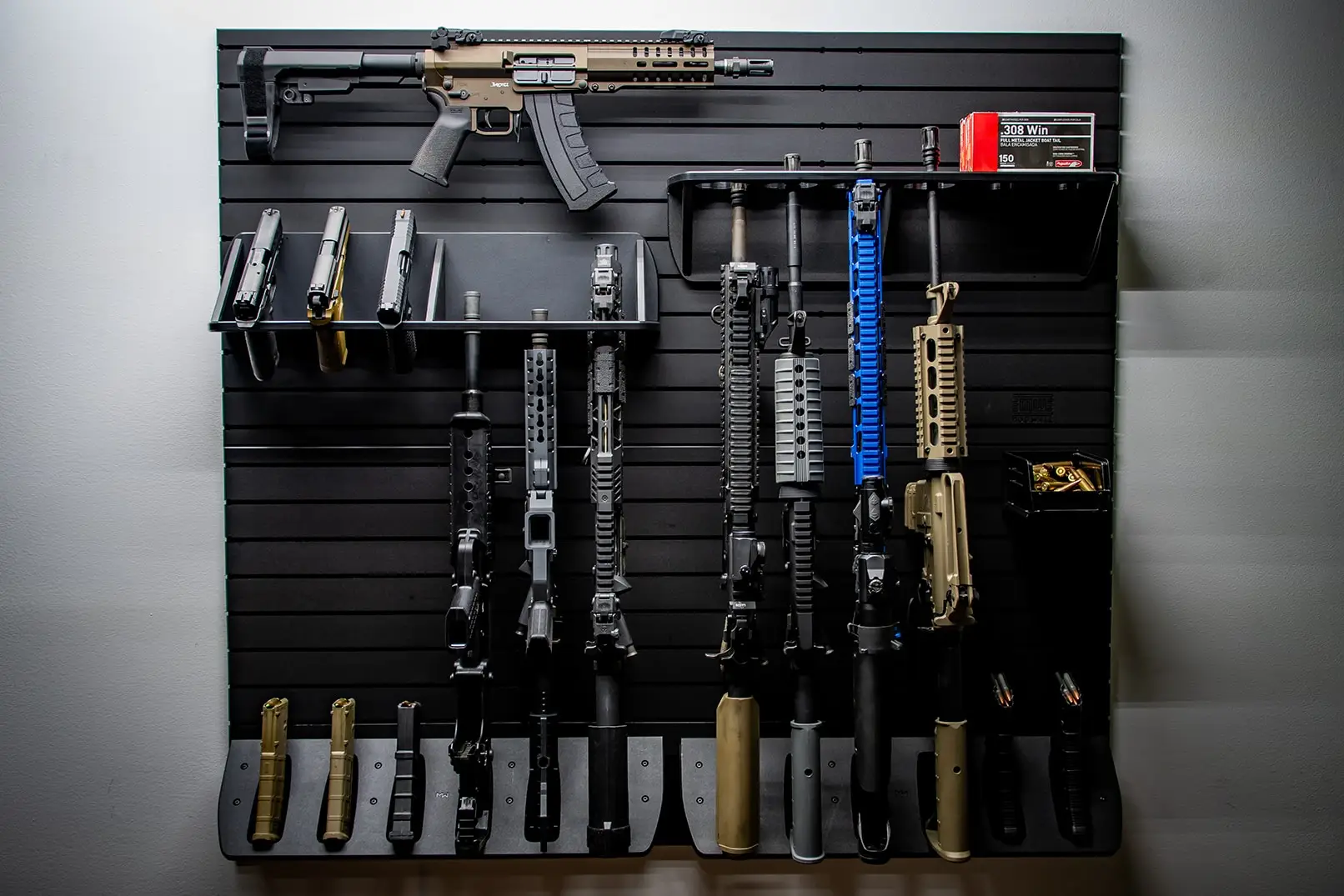 ModWall Vertical Six Rifle Rack ModWall Vertical Rifle Rack Tactical Walls