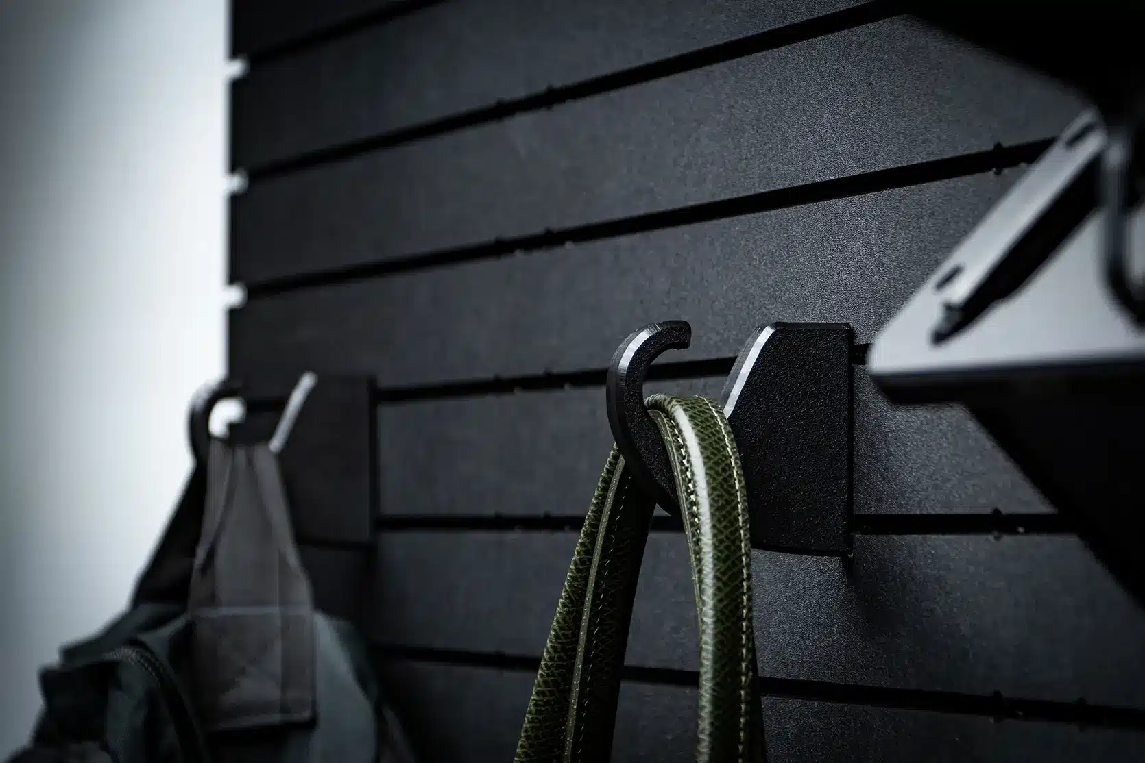 The ModWall Hook Wall hook mounted on wall