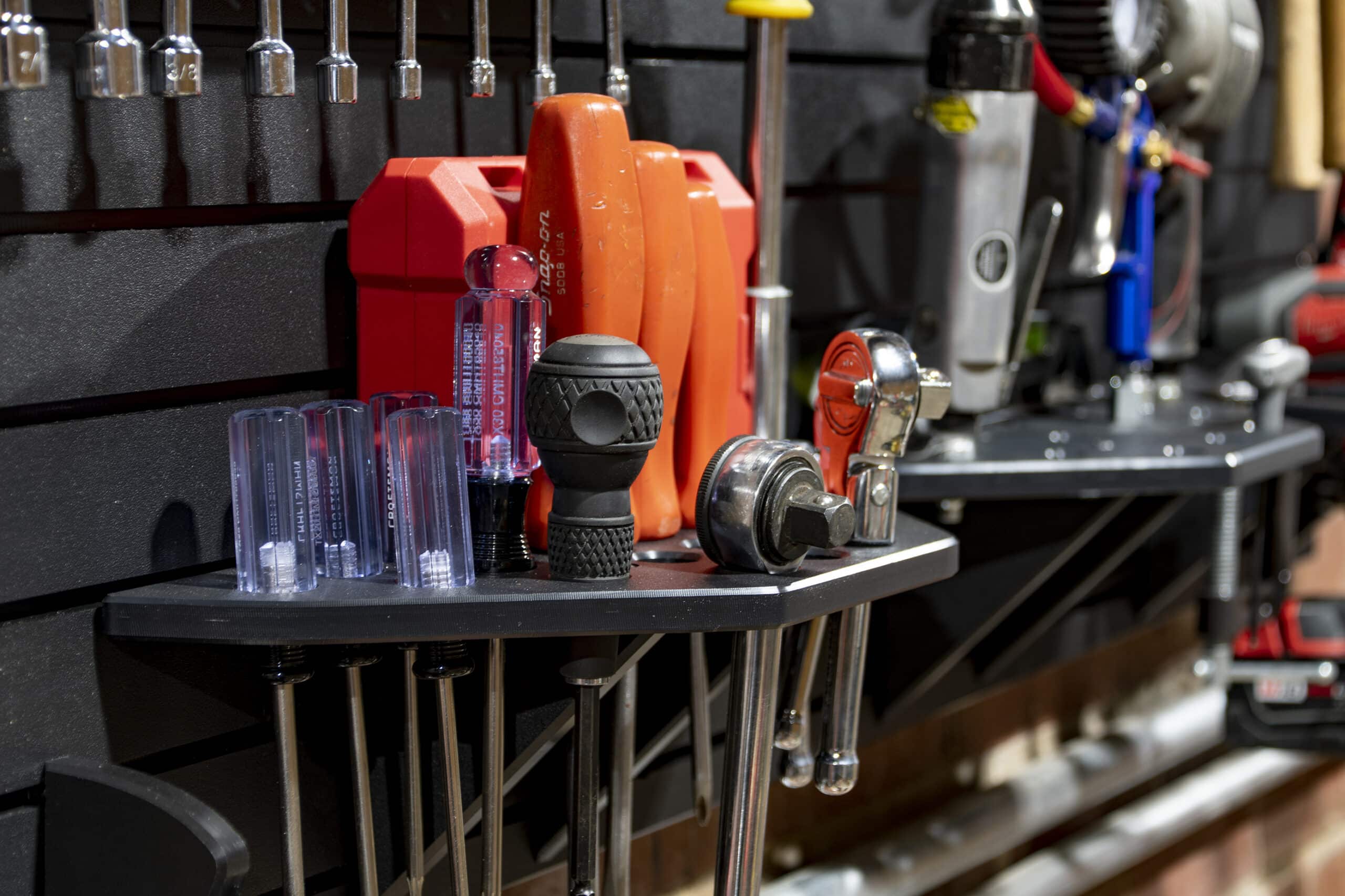 simple system of tool and instrument racks