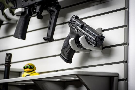 ModWall Grey Handgun Rack Grey Handgun Rack