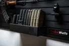 ModWall 9 Gun Combo Pack A ModWall Large Shelf holding several loaded rifle and pistol magazines.