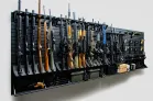 ModWall Vertical Six Rifle Rack Modular firearm display system