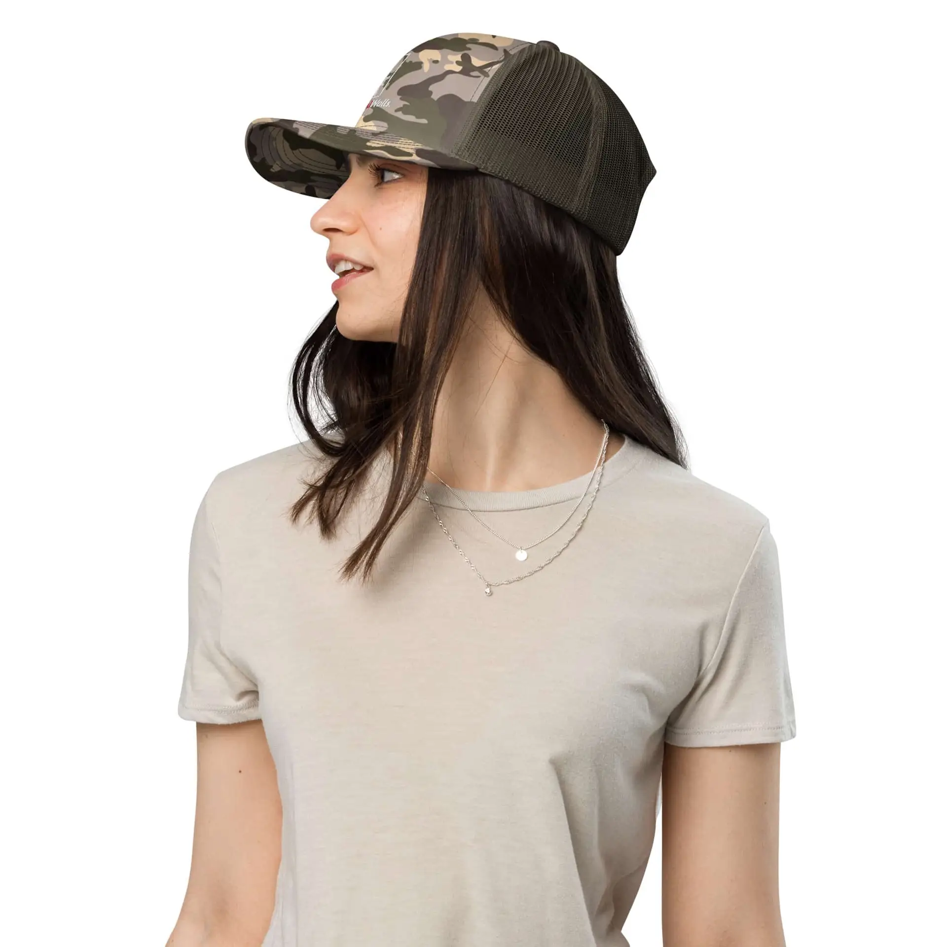 TW Camo Trucker Hat Rifle Merch Hat