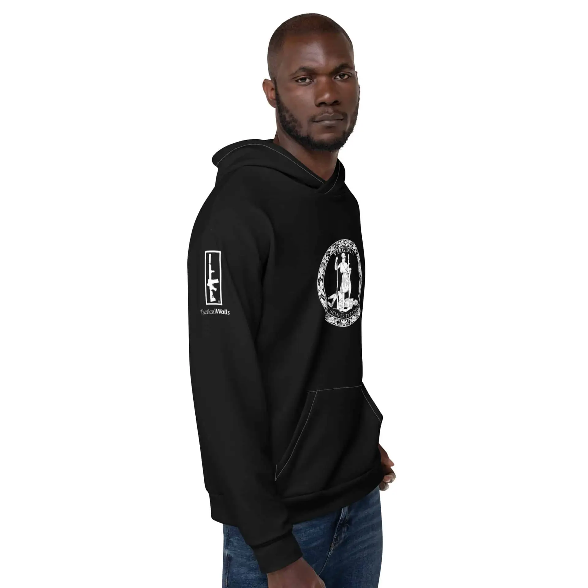 1788 Virginia Hoodie – Black Black 1788 Virginia Hoodie