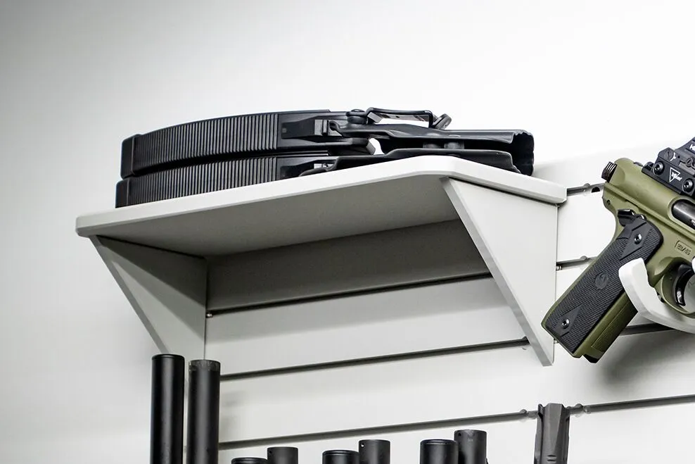 Grey ModWall Flat Shelf