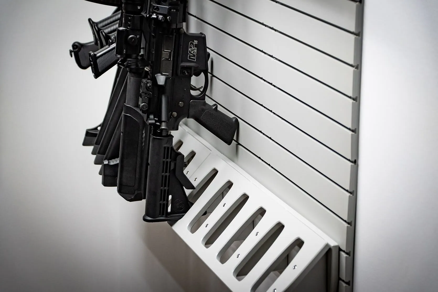 ModWall Grey Vertical Six Rifle Rack Grey Vertical Six Rifle Rack