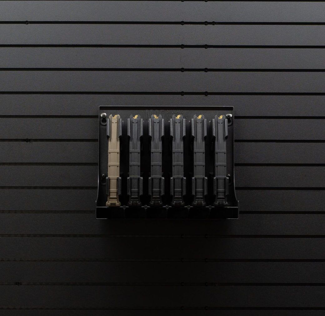 firearm magazine display rack