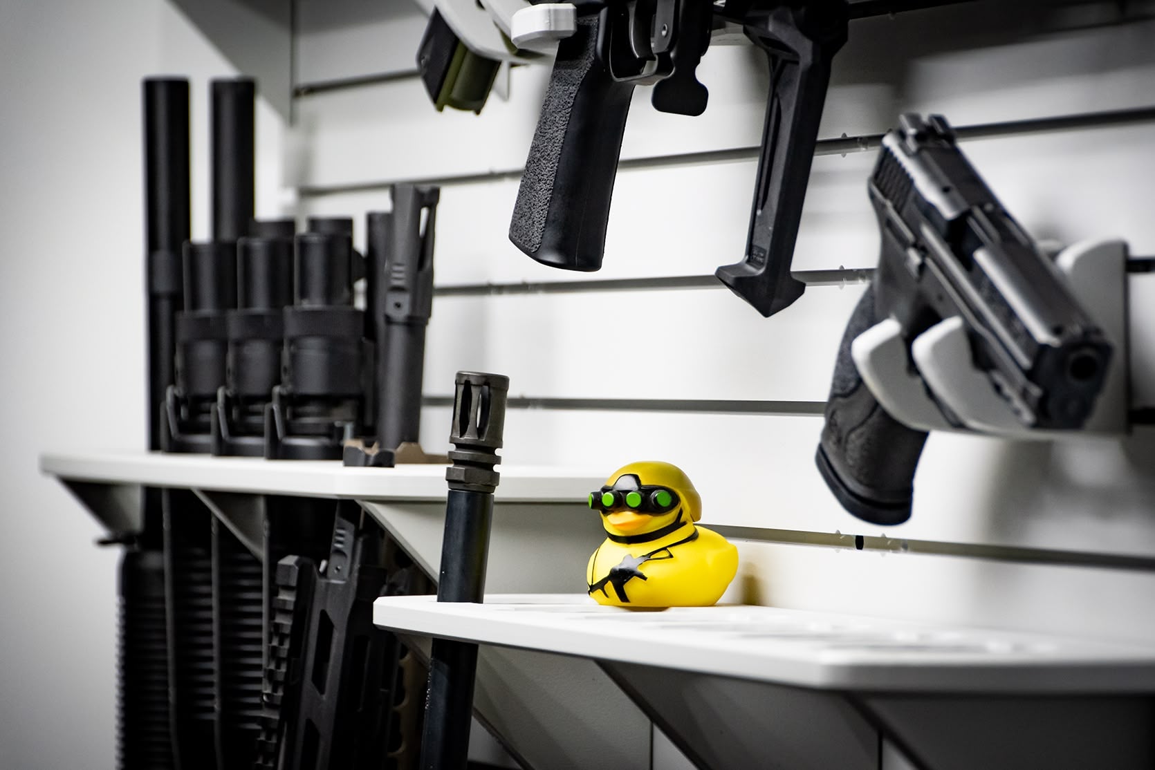 ModWall Grey Flat Shelves Grey ModWall Flat Shelf