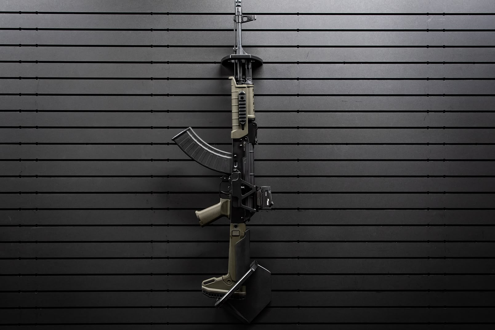 ModWall Sideways Vertical Rifle Rack Single Vertical Rifle Rack