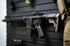 ModWall Patriot Pack Modular gun wall setup with modwall patriot pack accessories