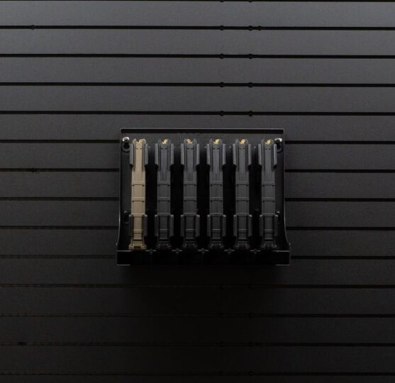ModWall Mag Racks firearm magazine display rack