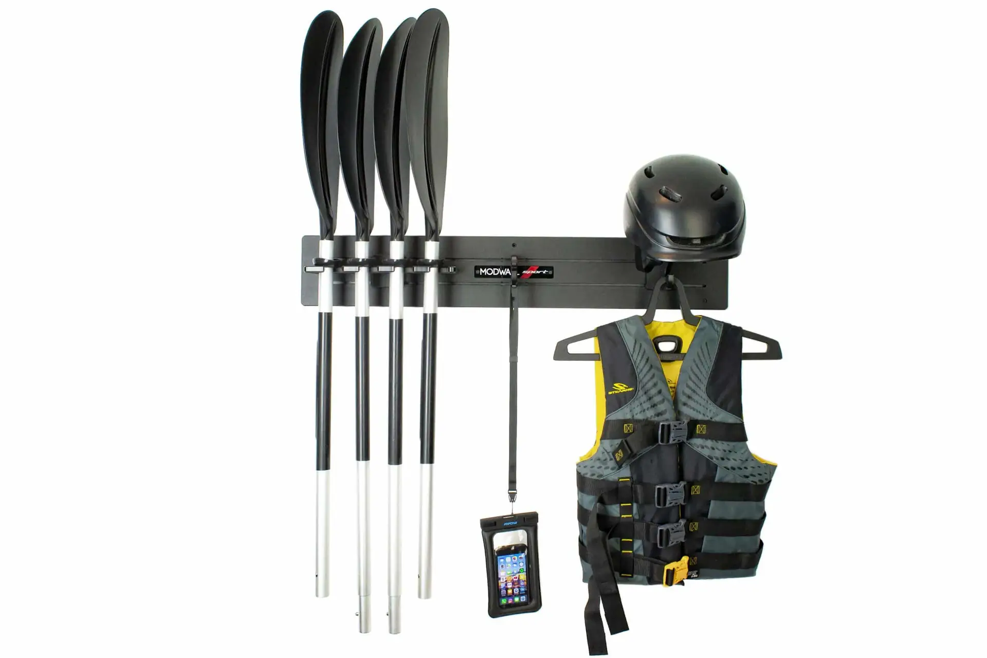 MWS Kayak Package V1 ModWall kayak storage wall mount system