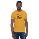Just Don’t Tee Model wearing a just don't t-shirt