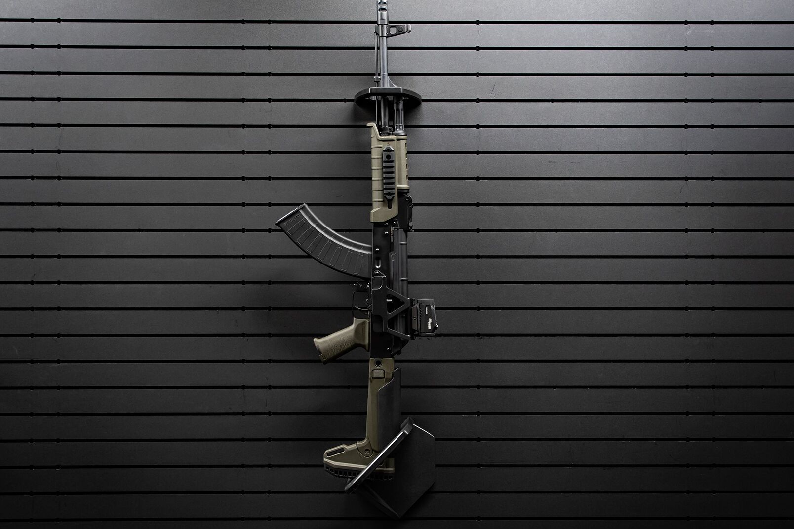 ModWall Vertical Sideways Rifle Rack Single Vertical Rifle Rack