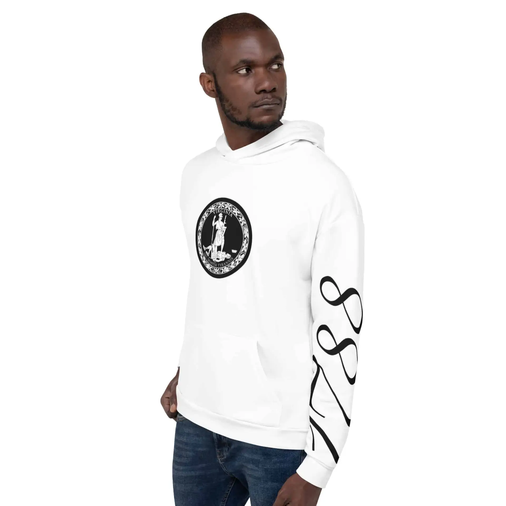 1788 Virginia Hoodie – White White 1788 Virginia Hoodie