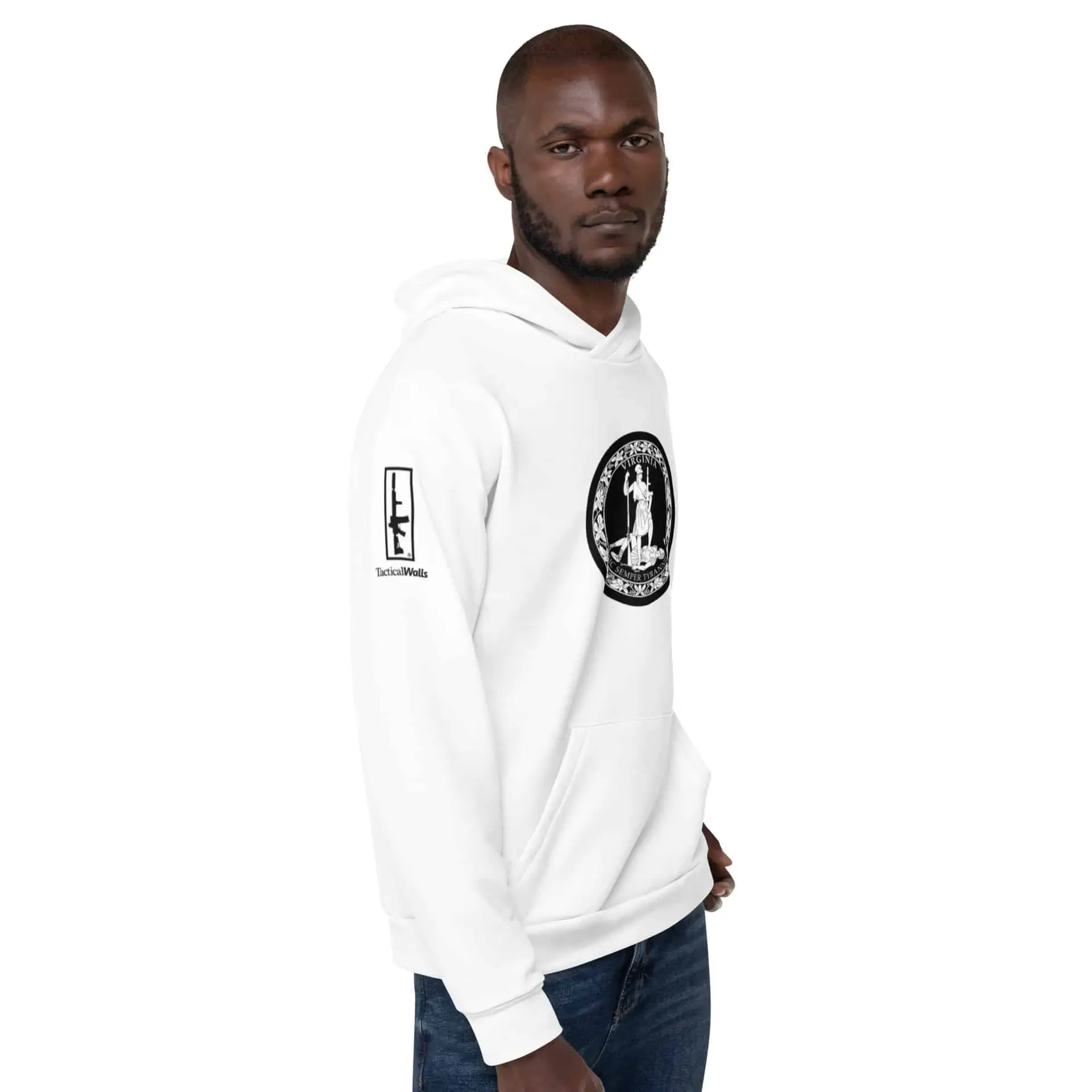 1788 Virginia Hoodie – White White 1788 Virginia Hoodie