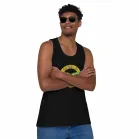 Guns N Hoses Tank Top – Black model wearin a guns n hoses tank top