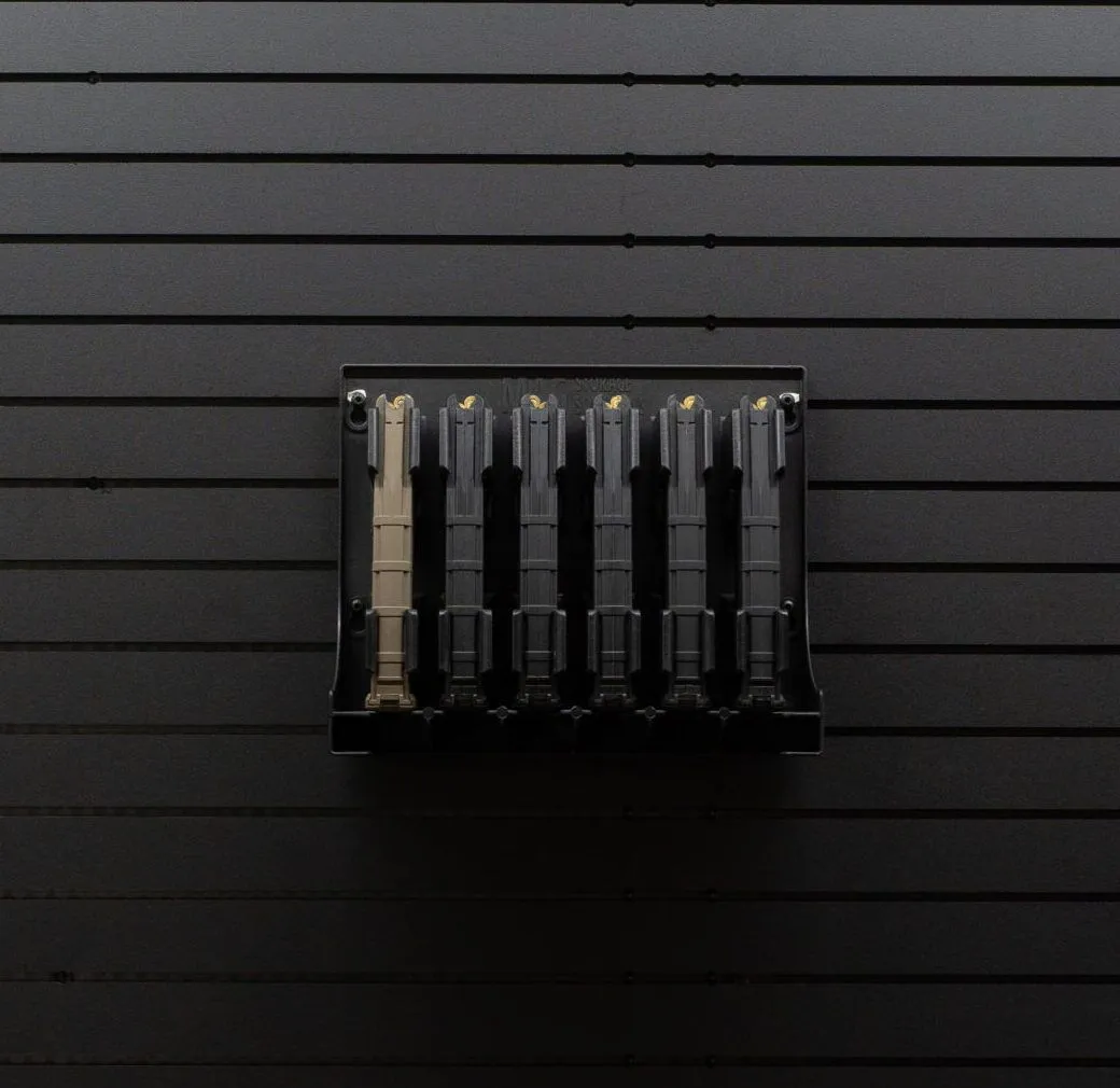 firearm magazine display rack