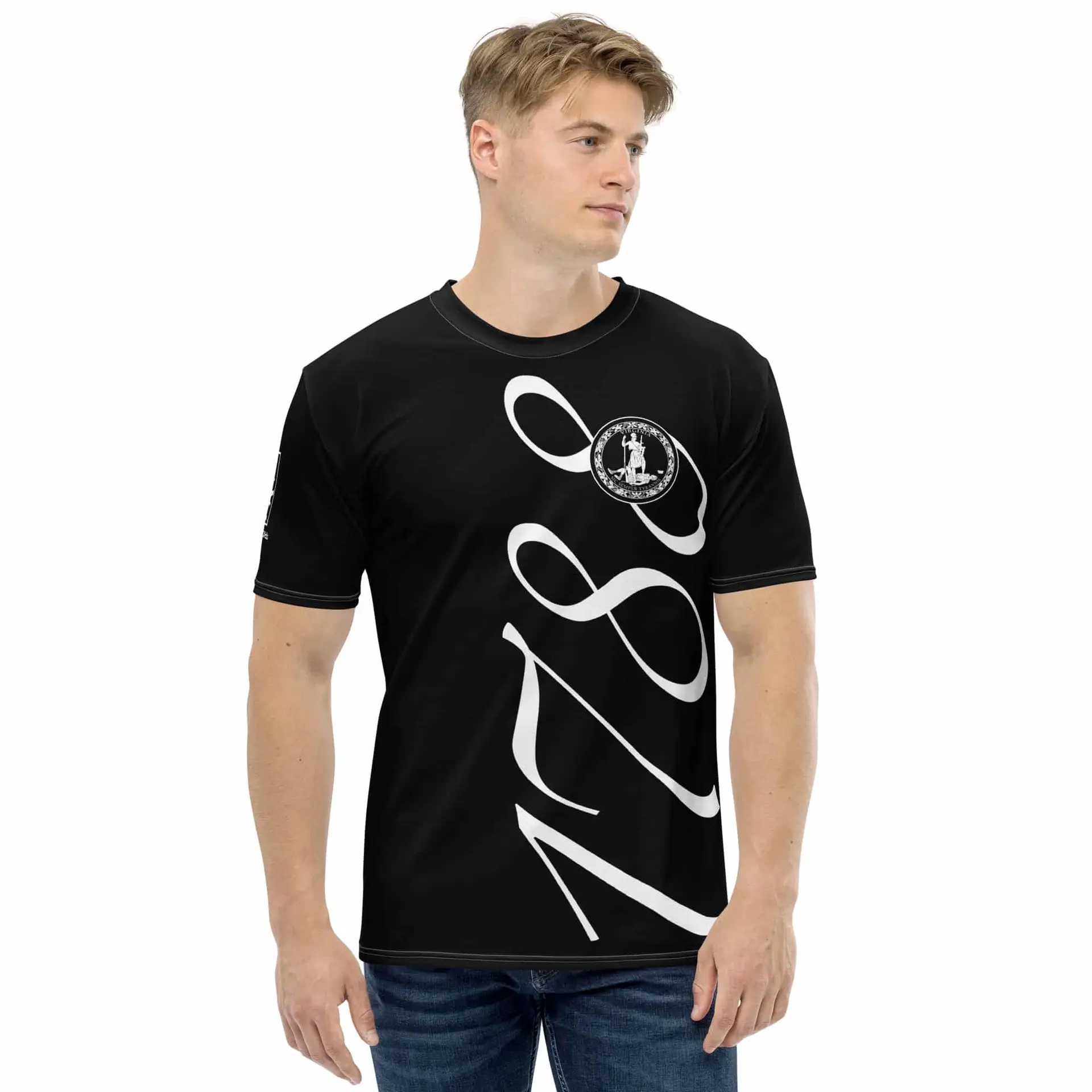 1788 Virginia Tee – Black tshirt