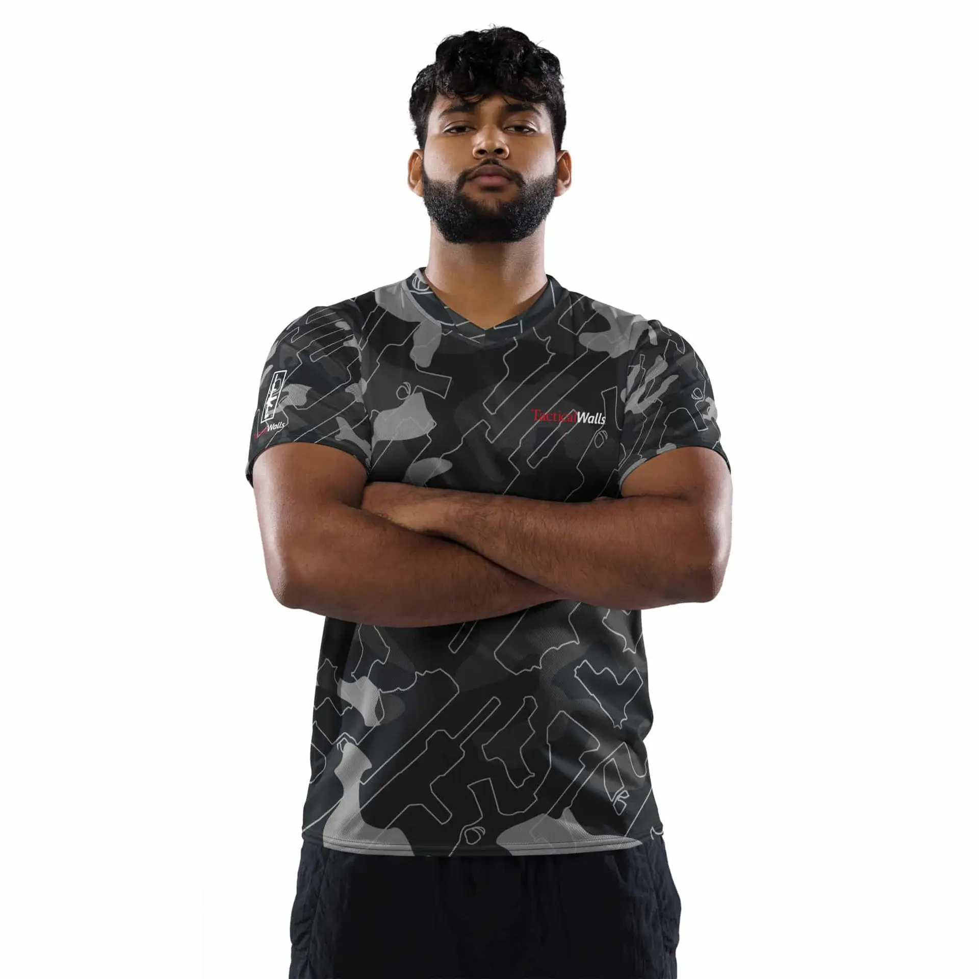 Camo Tactical Jersey Jersey Grey