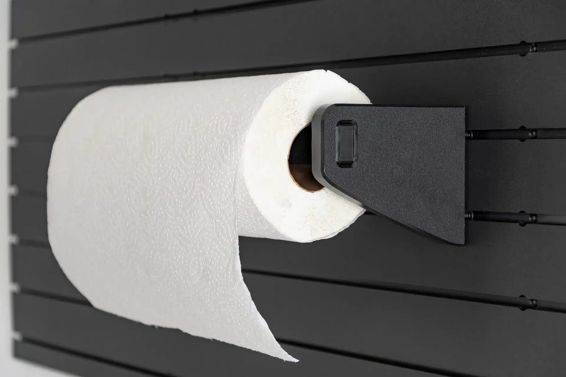 ModWall Towel Rack Modular wall towel rack installed on a ModWall panel