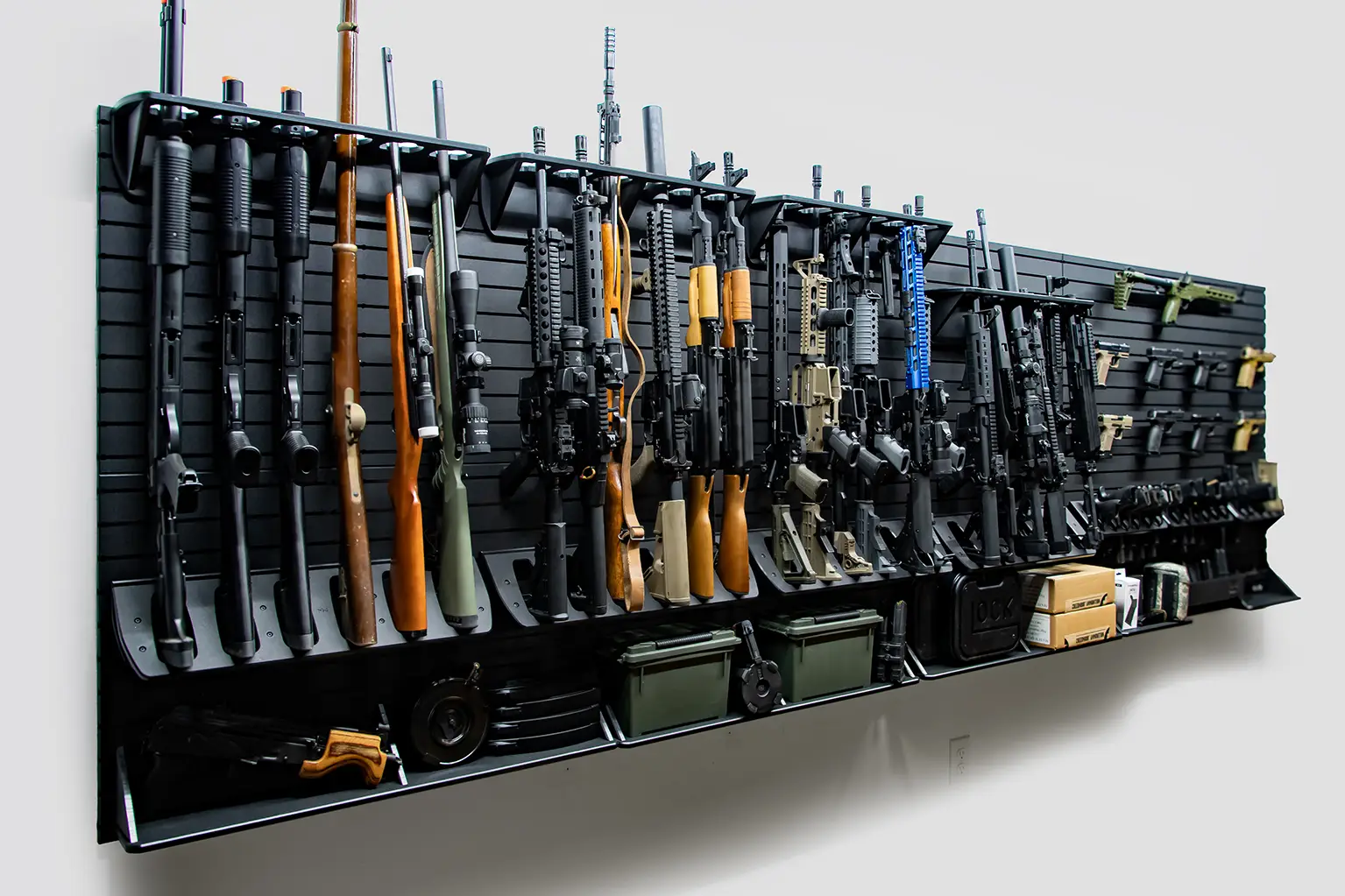 ModWall Arsenal Package Modular firearm display system