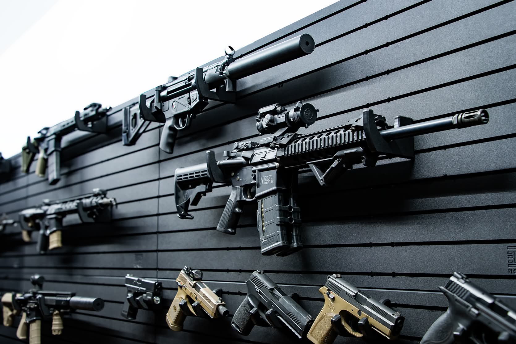 ModWall 21 Gun Package modwall display store 21 gun wall