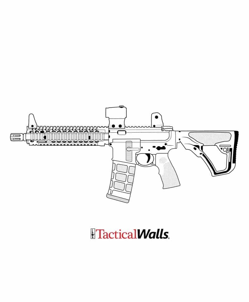 Firearm Coloring Pages