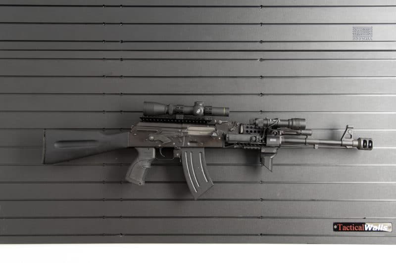modwall gun storage AK Rifle Hanger with Rifle