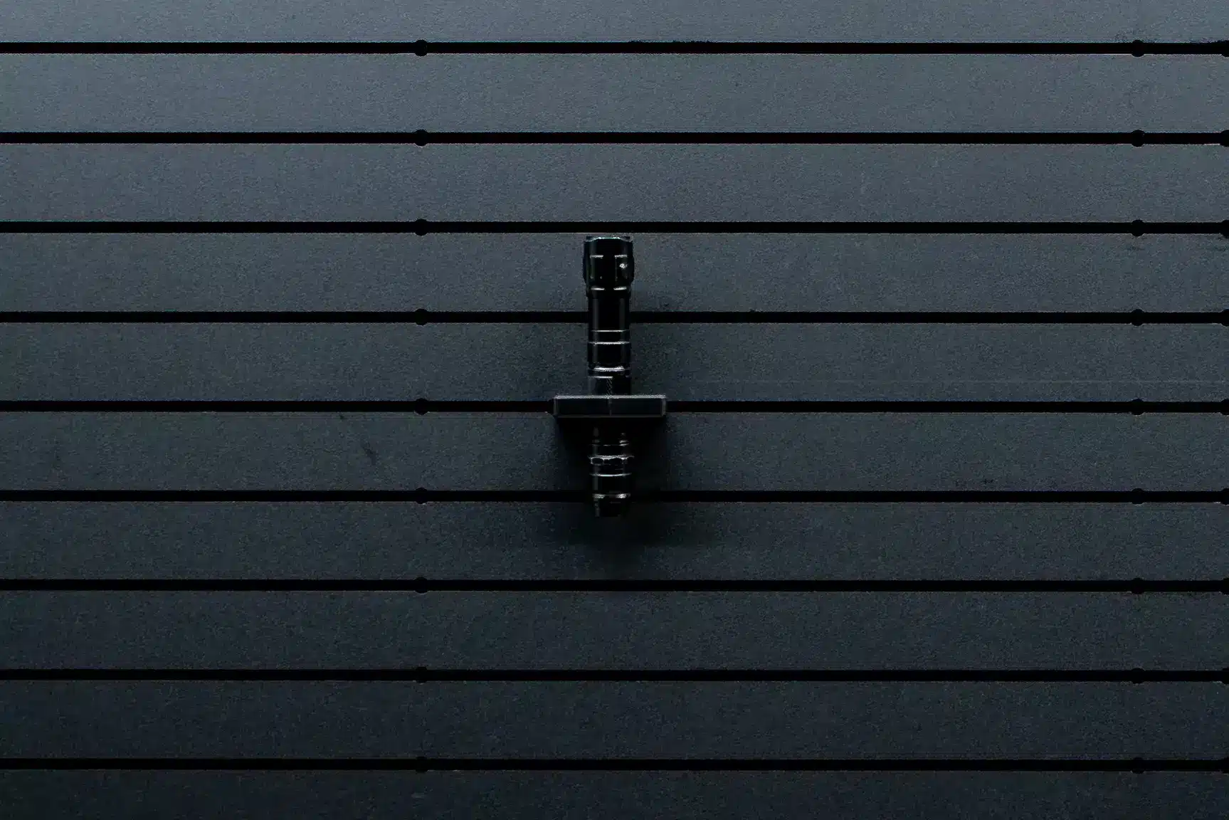 ModWall Flashlight Holder Wall mount flashlight holder on ModWall panel