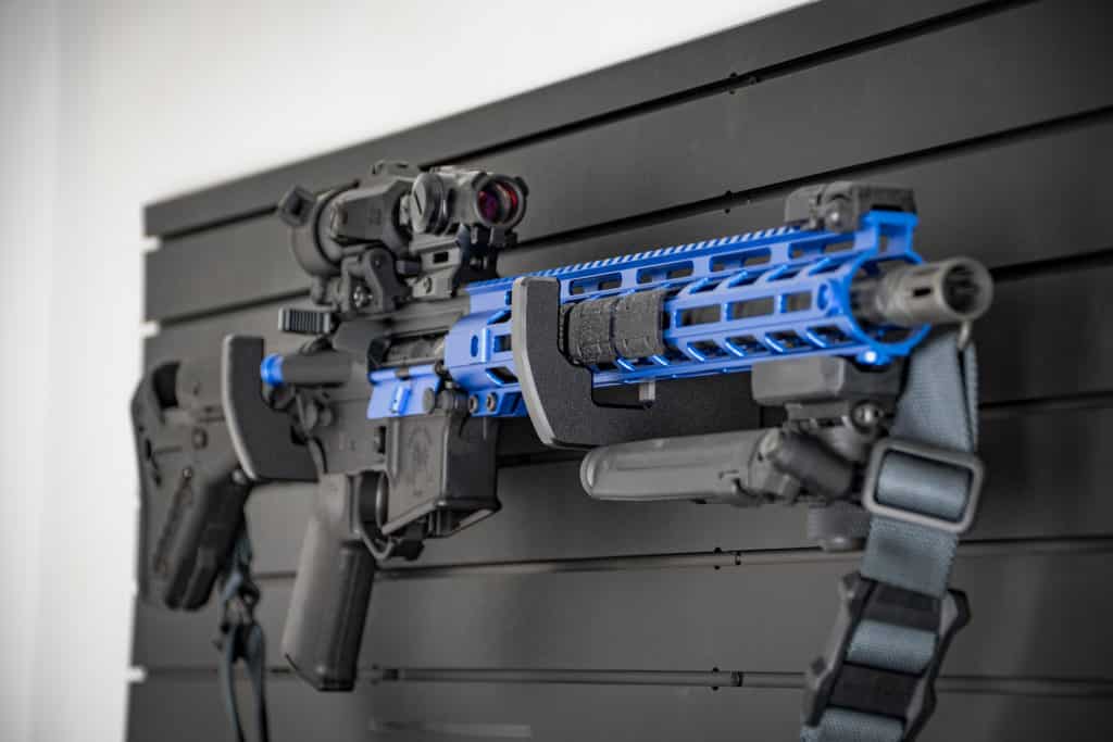 Horizontal Wall Mount Gun Rack | Rifle/Shotgun Holder | Tactical Walls