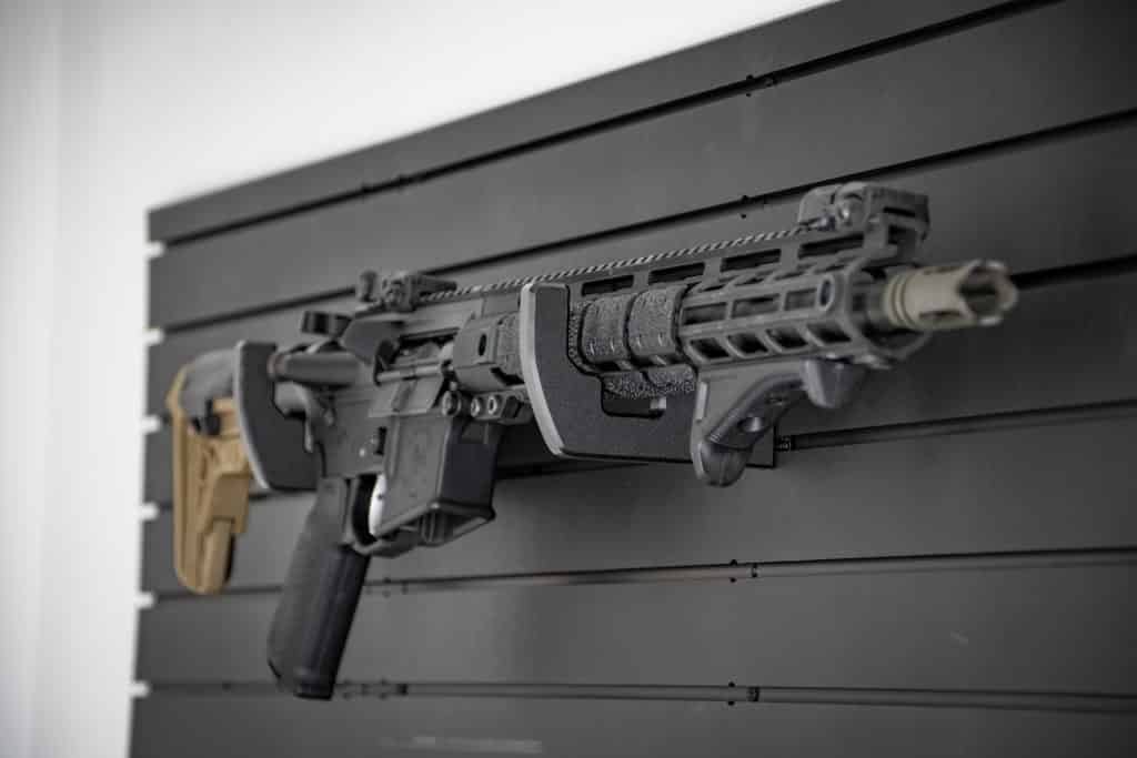 Horizontal Wall Mount Gun Rack | Rifle/Shotgun Holder | Tactical Walls