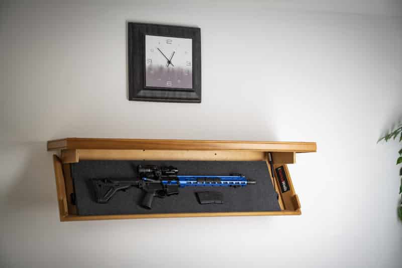 Hidden Gun Shelf
