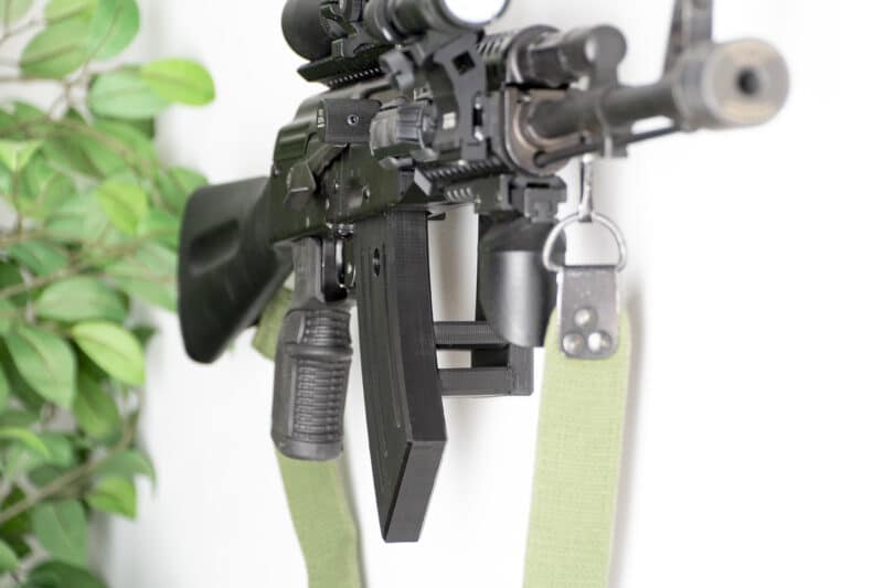ModWall AirMod AK Rifle Hanger with Rifle