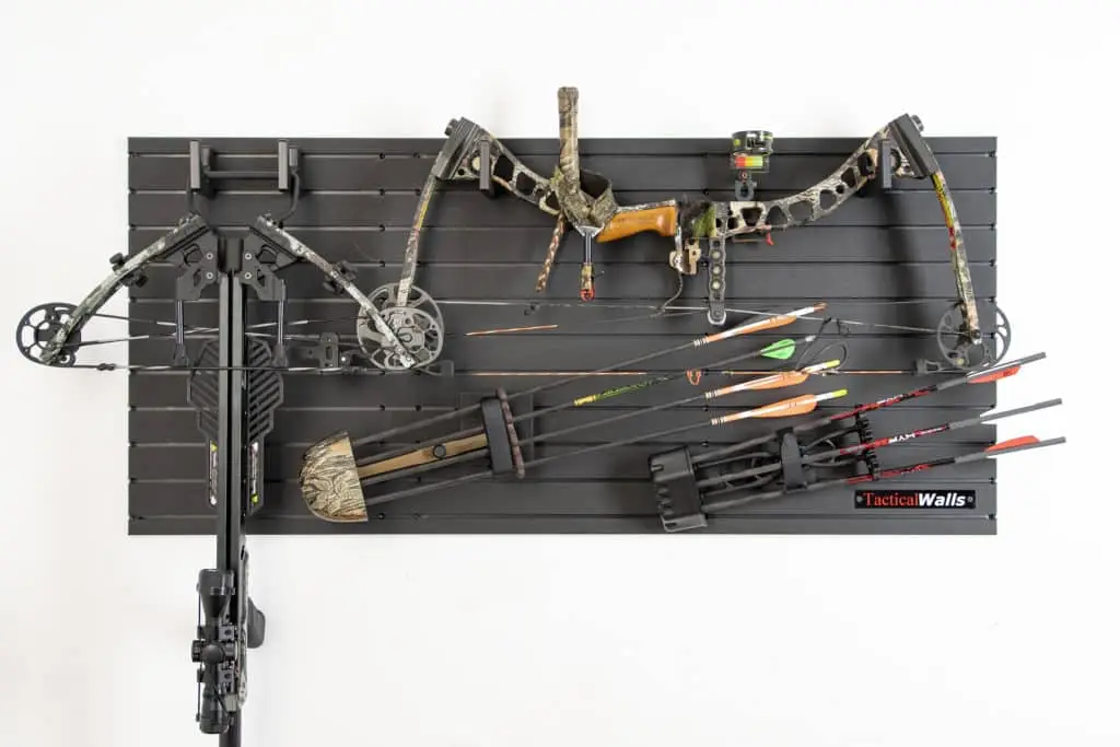 ModWall Archery Pack ModWall Archery Pack mounted with bow and arrows