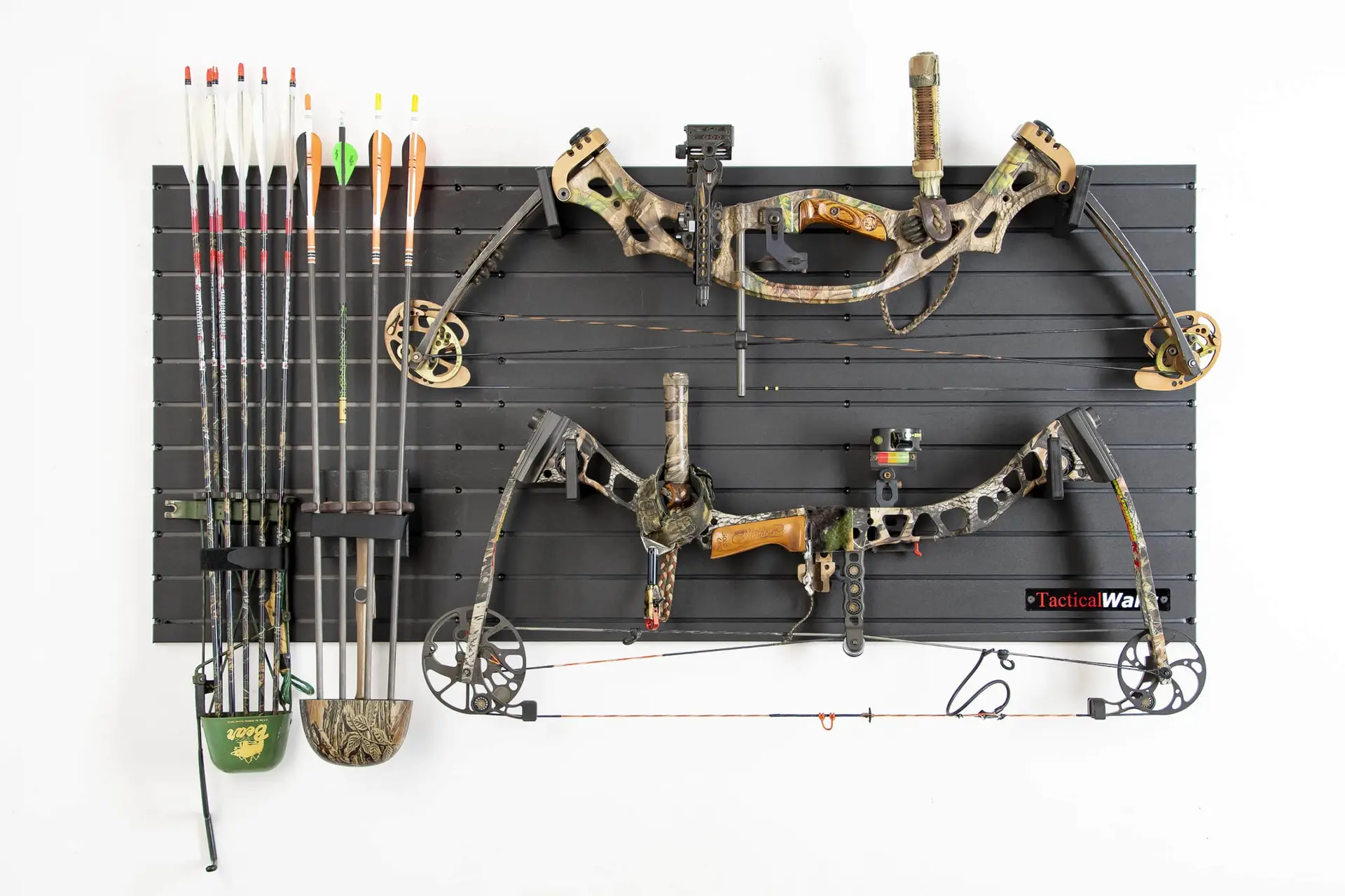 ModWall Archery Pack ModWall Archery Pack mounted with bow and arrows