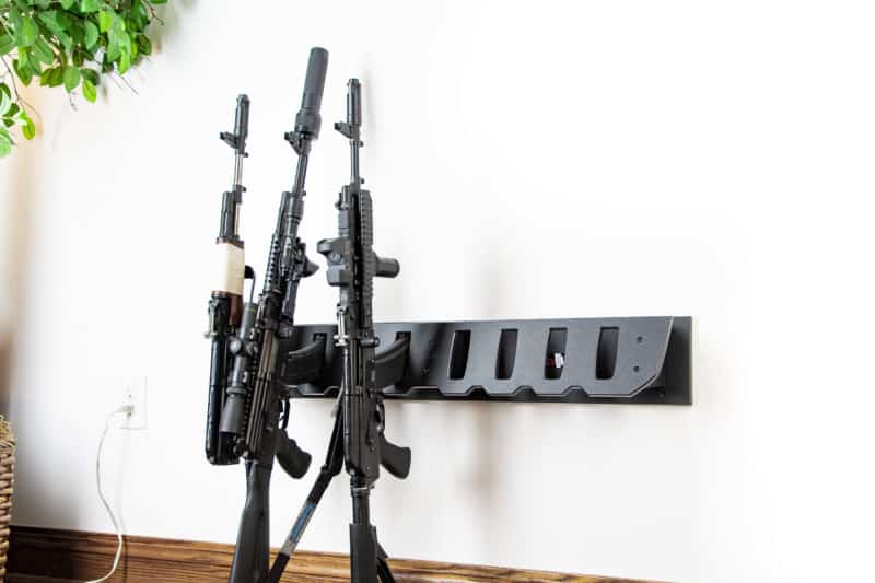 ModWall Multi-Gun Rack with some Firearms